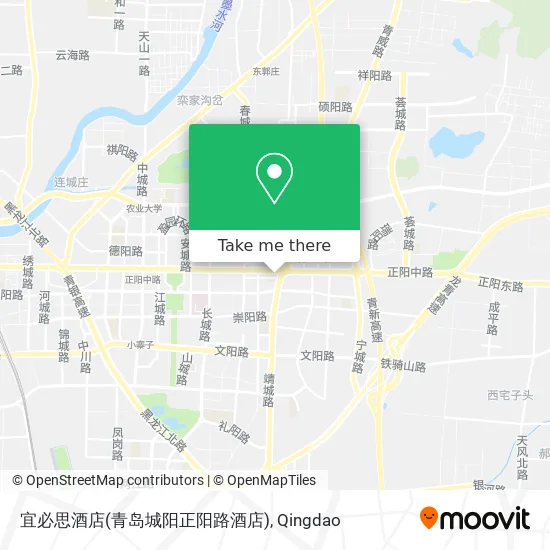 宜必思酒店(青岛城阳正阳路酒店) map