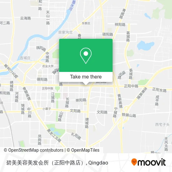 碧美美容美发会所（正阳中路店） map