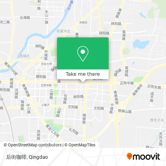 后街咖啡 map