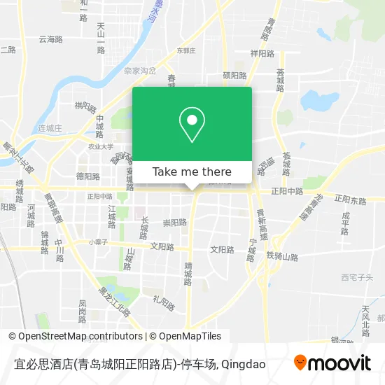 宜必思酒店(青岛城阳正阳路店)-停车场 map