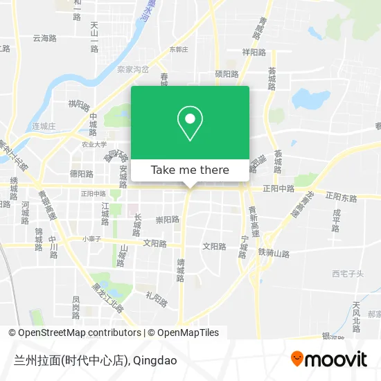 兰州拉面(时代中心店) map
