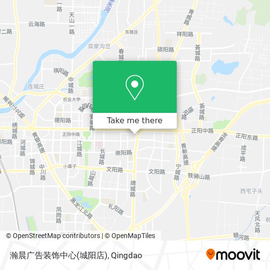 瀚晨广告装饰中心(城阳店) map