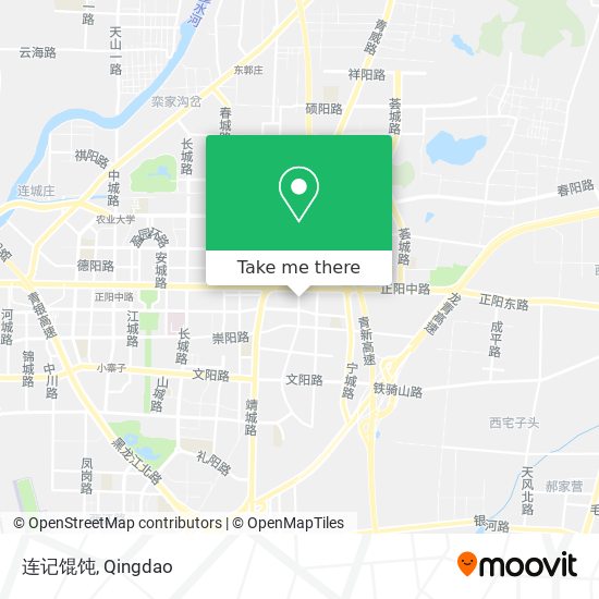 连记馄饨 map