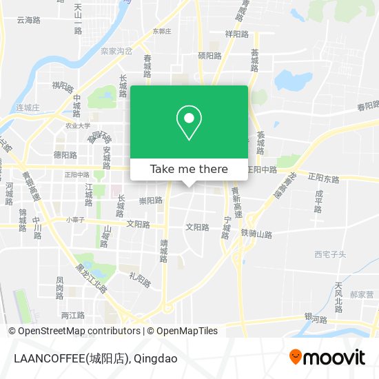 LAANCOFFEE(城阳店) map