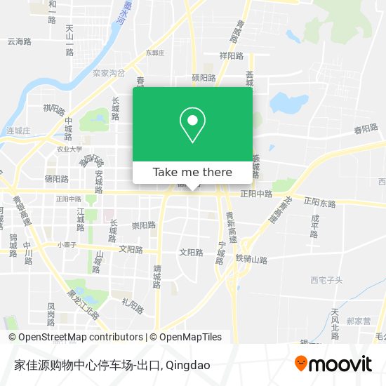 家佳源购物中心停车场-出口 map