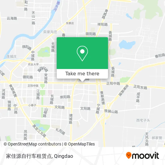 家佳源自行车租赁点 map
