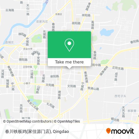 春川铁板鸡(家佳源门店) map
