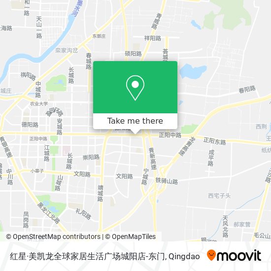 红星·美凯龙全球家居生活广场城阳店-东门 map
