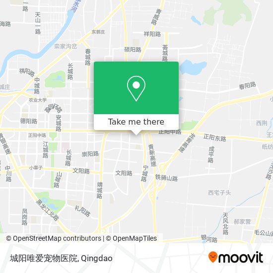 城阳唯爱宠物医院 map