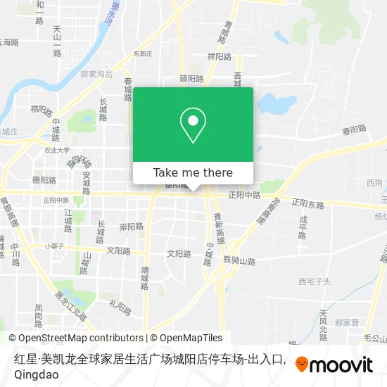 红星·美凯龙全球家居生活广场城阳店停车场-出入口 map