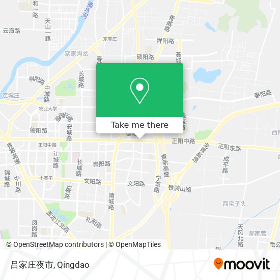 吕家庄夜市 map