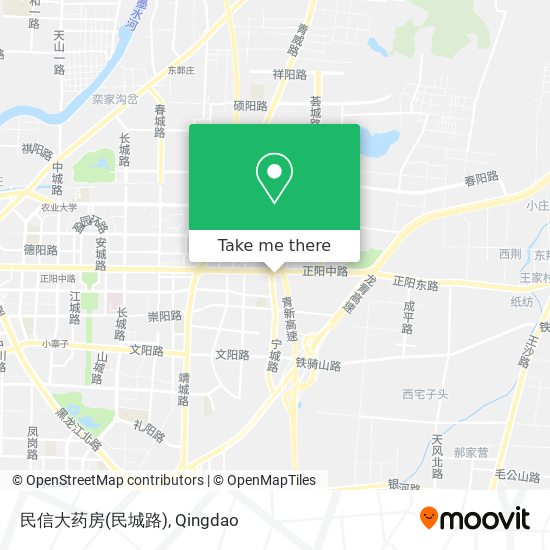 民信大药房(民城路) map