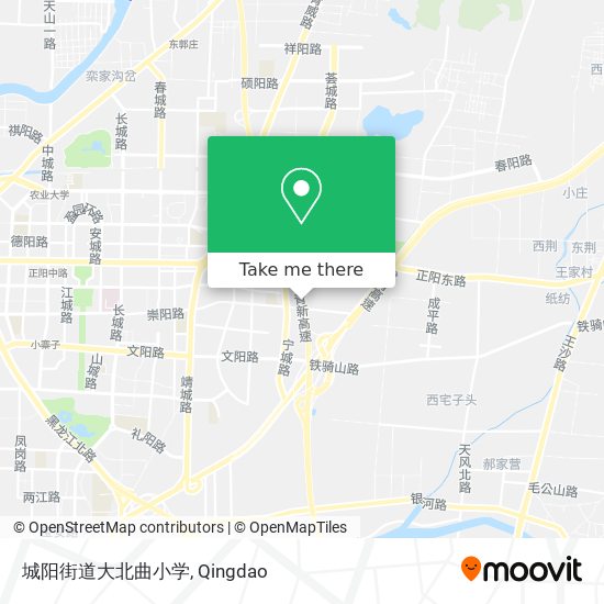 城阳街道大北曲小学 map