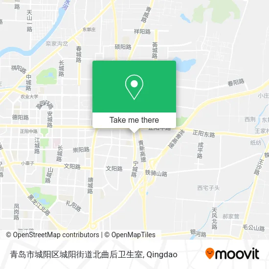 青岛市城阳区城阳街道北曲后卫生室 map