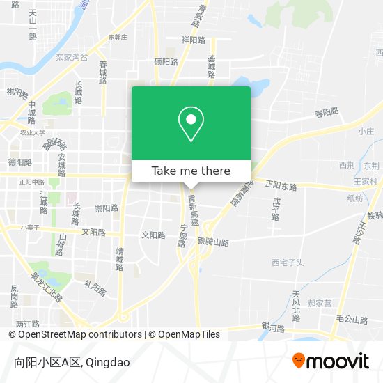 向阳小区A区 map