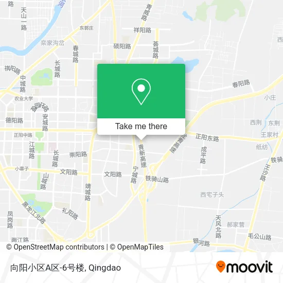 向阳小区A区-6号楼 map