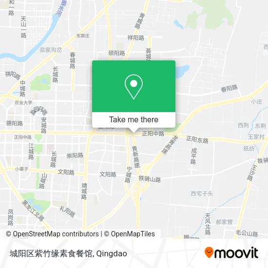 城阳区紫竹缘素食餐馆 map