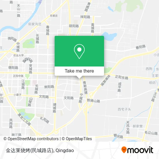 金达莱烧烤(民城路店) map