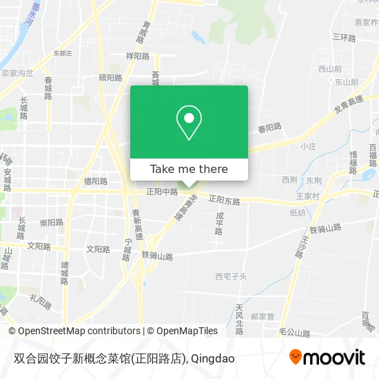 双合园饺子新概念菜馆(正阳路店) map