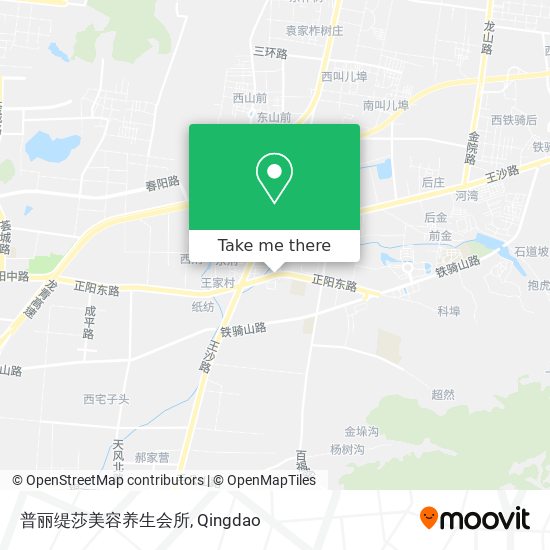 普丽缇莎美容养生会所 map