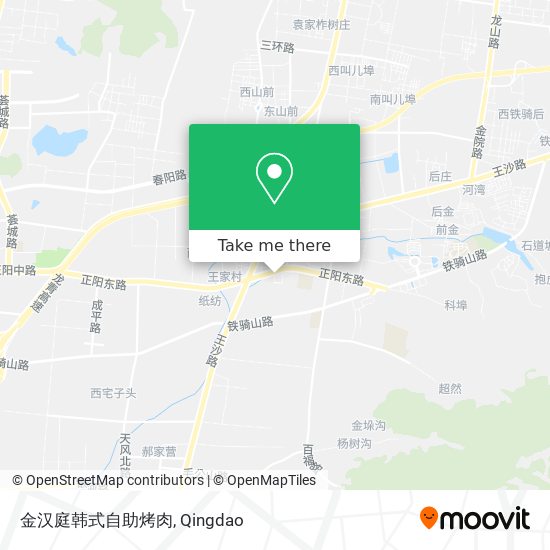 金汉庭韩式自助烤肉 map