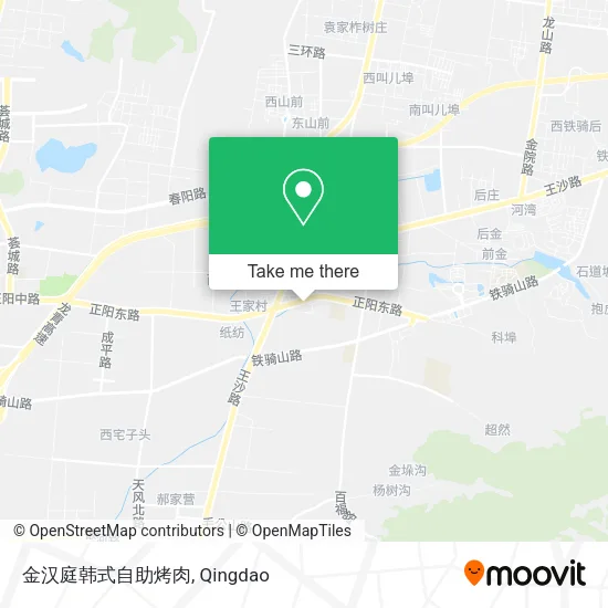 金汉庭韩式自助烤肉 map