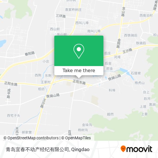 青岛宜春不动产经纪有限公司 map