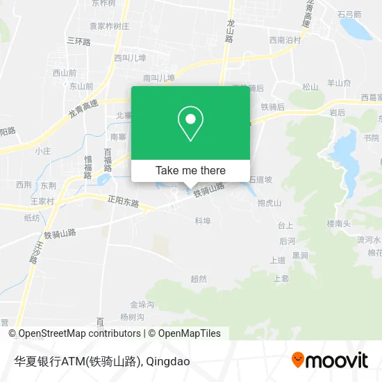 华夏银行ATM(铁骑山路) map