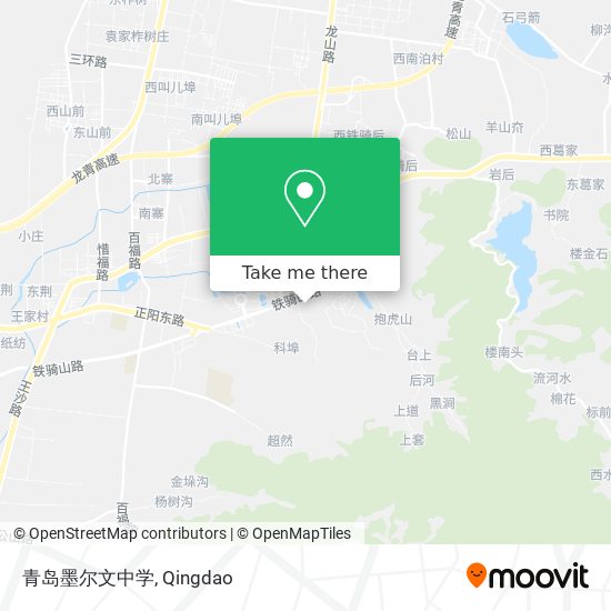 青岛墨尔文中学 map