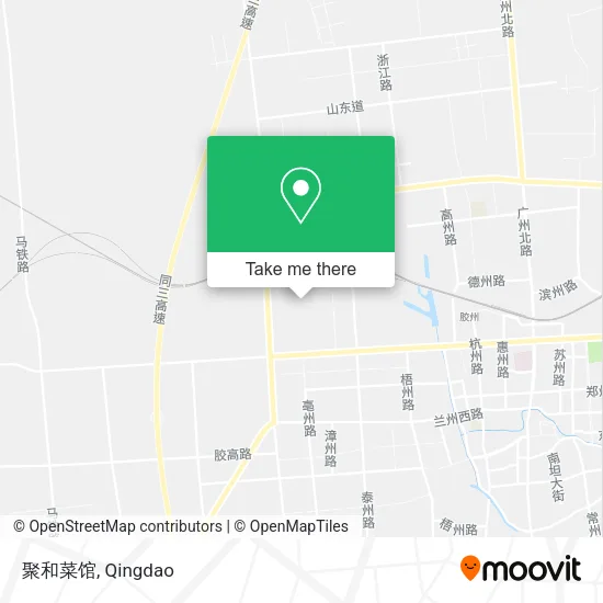 聚和菜馆 map
