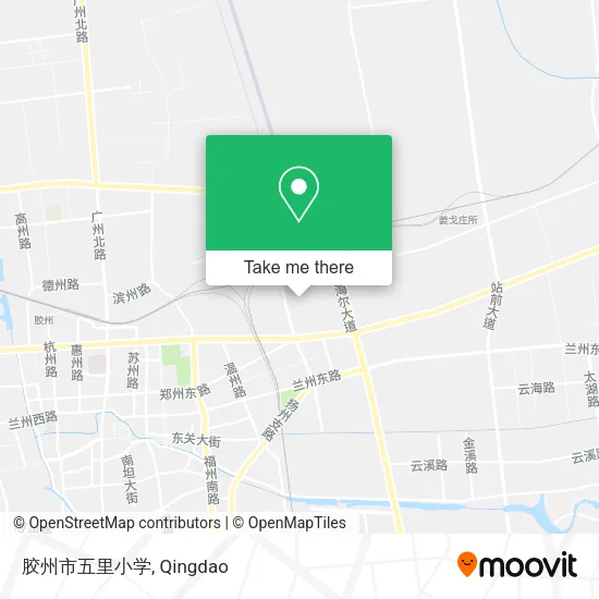 胶州市五里小学 map