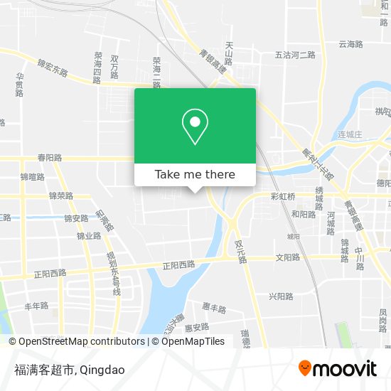 福满客超市 map
