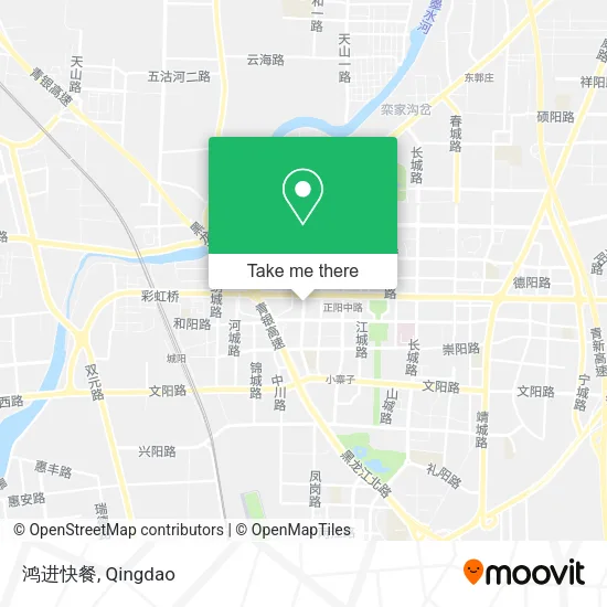 鸿进快餐 map
