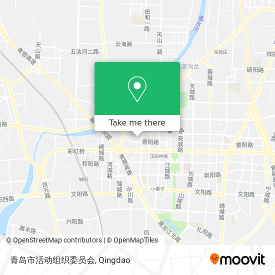 青岛市活动组织委员会 map