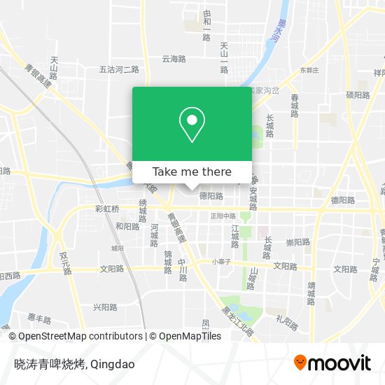晓涛青啤烧烤 map