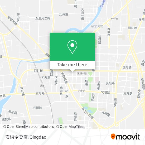 安踏专卖店 map