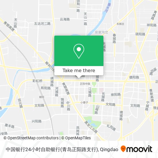 中国银行24小时自助银行(青岛正阳路支行) map