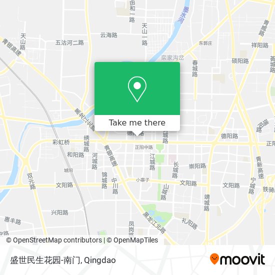 盛世民生花园-南门 map