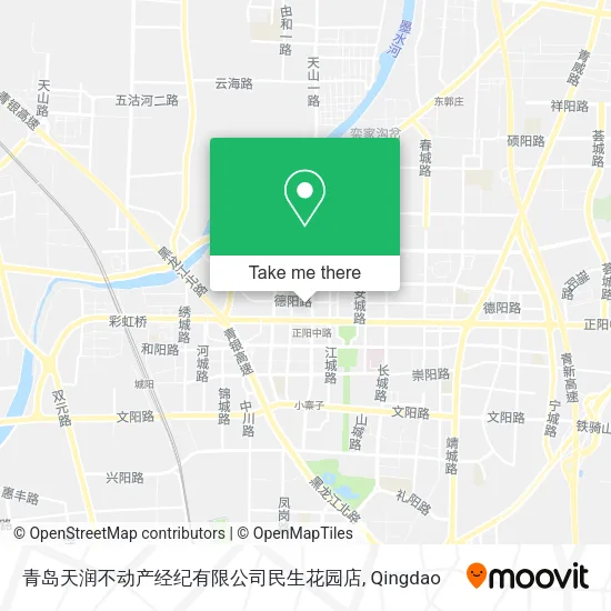 青岛天润不动产经纪有限公司民生花园店 map