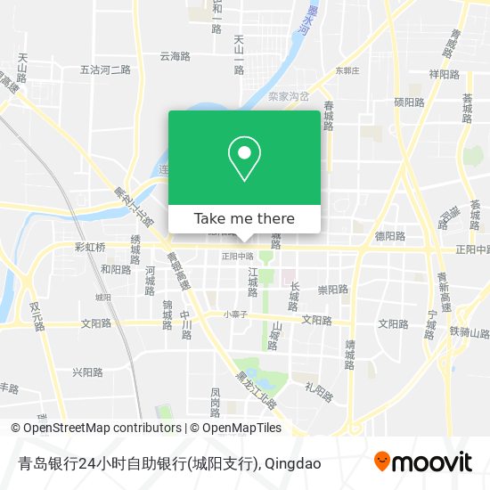 青岛银行24小时自助银行(城阳支行) map
