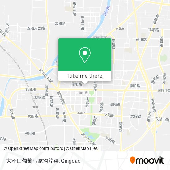 大泽山葡萄马家沟芹菜 map