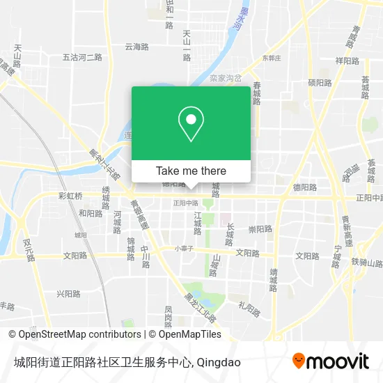 城阳街道正阳路社区卫生服务中心 map