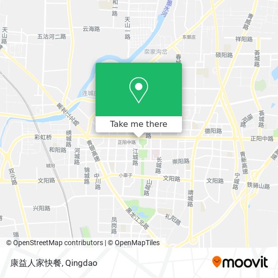 康益人家快餐 map