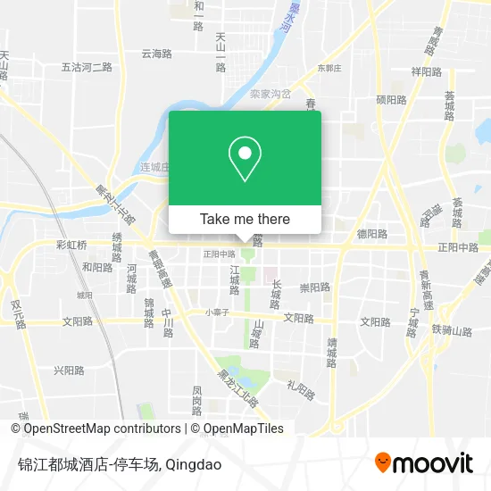 锦江都城酒店-停车场 map