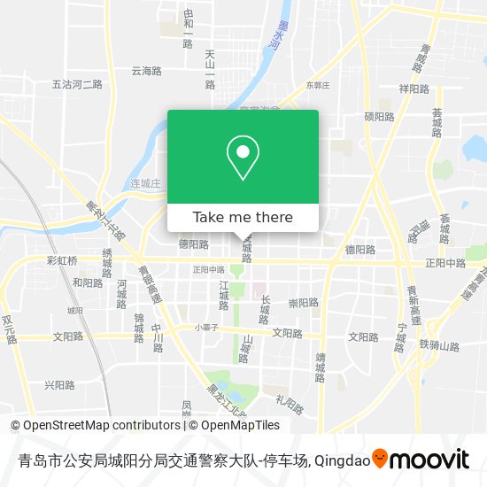 青岛市公安局城阳分局交通警察大队-停车场 map