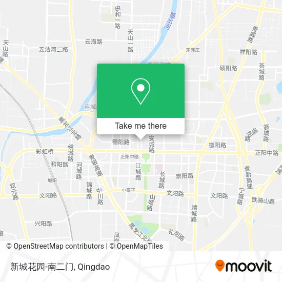 新城花园-南二门 map