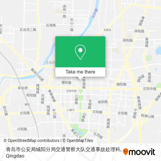 青岛市公安局城阳分局交通警察大队交通事故处理科 map