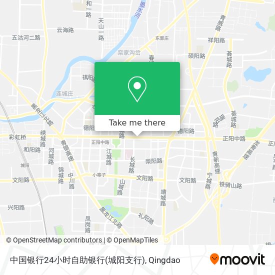中国银行24小时自助银行(城阳支行) map