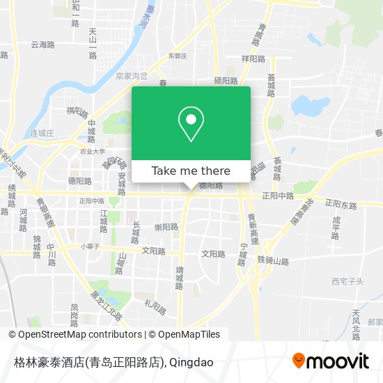 格林豪泰酒店(青岛正阳路店) map