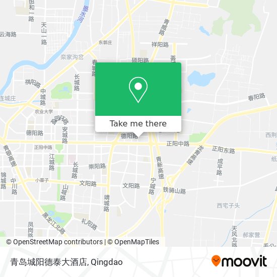 青岛城阳德泰大酒店 map
